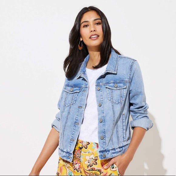 LOFT Jackets & Blazers - LOFT modern denim jacket NWT.